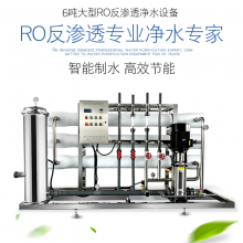 可定制水处理设备 水厂及饮料厂配套设备 6吨单级反渗透设备