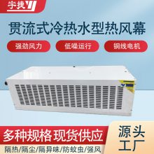 贯流式风幕机 冷热水型热风幕 RFMS-180-900 轴承风轮 低噪静音