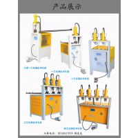 蓝沃R50不锈钢方管圆管冲孔机床，单工位液压中小型冲孔机床